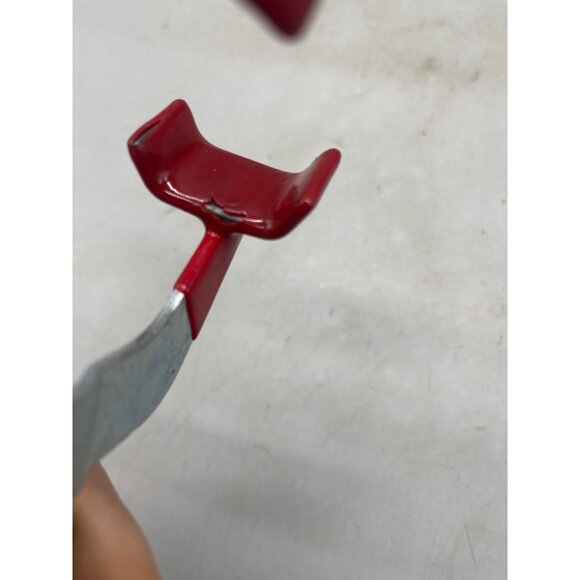 wheel master lug nut cover piiers made in Taiwan red silver 9" long READ - Picture 5 of 9